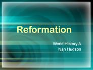 Reformation