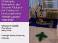 Challenges, Motivations, and Success Factors in the Creation of Hurricane Katrina "Person Locator" Web Sites PowerPoint PPT Presentation