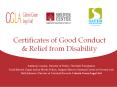 Certificates of Good Conduct PowerPoint PPT Presentation