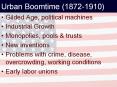 Urban Boomtime (1872-1910) PowerPoint PPT Presentation