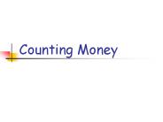 Counting Money