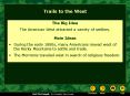 Trails to the West PowerPoint PPT Presentation