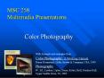 MSC 258 Multimedia Presentations PowerPoint PPT Presentation