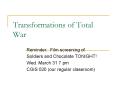 Transformations of Total War PowerPoint PPT Presentation