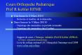 Cours Orthopedie Pediatrique  Prof R Kohler HFME PowerPoint PPT Presentation