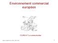 Environnement commercial europ PowerPoint PPT Presentation