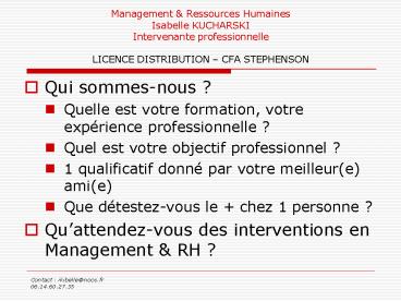 Contact : ikibelle@noos.fr