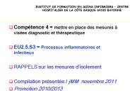INSTITUT DE FORMATION EN SOINS INFIRMIERS 