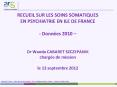 RECUEIL SUR LES SOINS SOMATIQUES EN PSYCHIATRIE EN ILE DE FRANCE - Donn PowerPoint PPT Presentation