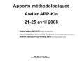 Atelier_APP_21-25_Avril_2008 PowerPoint PPT Presentation