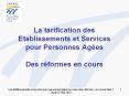 La tarification des Etablissements et Services pour Personnes Ag PowerPoint PPT Presentation
