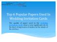 Wedding Invitations - Custom Design cards PowerPoint PPT Presentation