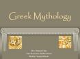 Greek Mythology PowerPoint PPT Presentation