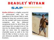 SAP Professional - Bradley Witham