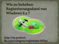 Wie zu beheben Registrierungsdatei von Windows 8.2 ? PowerPoint PPT Presentation