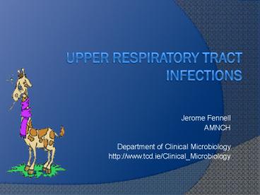 Upper Respiratory Tract Infections