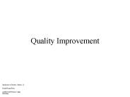 Quality Improvement
