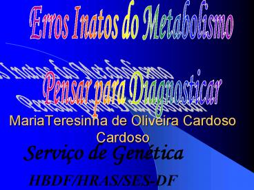 MariaTeresinha de Oliveira Cardoso Cardoso