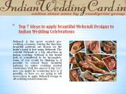 Top 7 Mehendi Design Ideas for Wedding