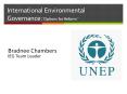 International Environmental Governance: PowerPoint PPT Presentation