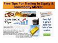 Free Tips For Trading In Equity & Commodity Market.. PowerPoint PPT Presentation