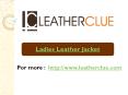 Ladies Leather Jacket PowerPoint PPT Presentation