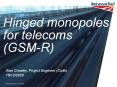 Hinged monopoles for telecoms (GSM-R) PowerPoint PPT Presentation