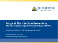 Surgical Site Infection Prevention The Cardiovascular Surgical Translational Study ( PowerPoint PPT Presentation
