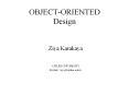 OBJECT-ORIENTED Design PowerPoint PPT Presentation