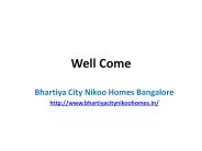 Bhartiya City Nikoo Homes