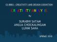 CS 8803 - CREATIVITY AND DESIGN COGNITION CREATIVITY ANALYSIS PowerPoint PPT Presentation