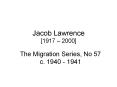 Jacob Lawrence [1917  PowerPoint PPT Presentation
