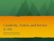 Creativity, Action, and Service (CAS)