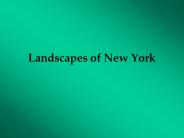 Landscapes of New York