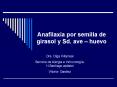 Anafilaxia por semilla de girasol y Sd. ave  PowerPoint PPT Presentation