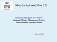 Mentoring and the CJS PowerPoint PPT Presentation