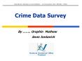 Crime Data Survey PowerPoint PPT Presentation