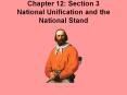Chapter 12: Section 3 National Unification and the National Stand PowerPoint PPT Presentation