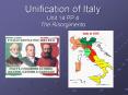 Unification of Italy Unit 14 PP 4 The Risorgimento PowerPoint PPT Presentation