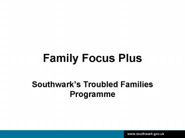 Family Focus Plus
