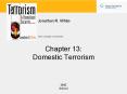 Chapter 13: Domestic Terrorism PowerPoint PPT Presentation