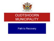 OUDTSHOORN MUNICIPALITY