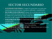 SECTOR SECUNDARIO
