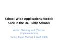 School-Wide Applications Model: SAM in the DC Public Schools PowerPoint PPT Presentation