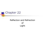Reflection and Refraction