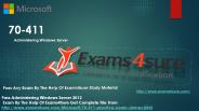 70-411 - ADMINISTERING WINDOWS SERVER 2012 Preparation