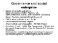 Governance and social enterprise PowerPoint PPT Presentation
