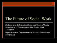 The Future of Social Work