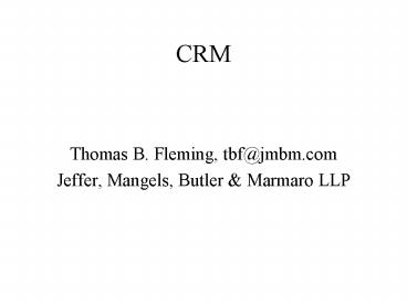 CRM