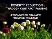 POVERTY REDUCTION THROUGH CONTRACT FARMING